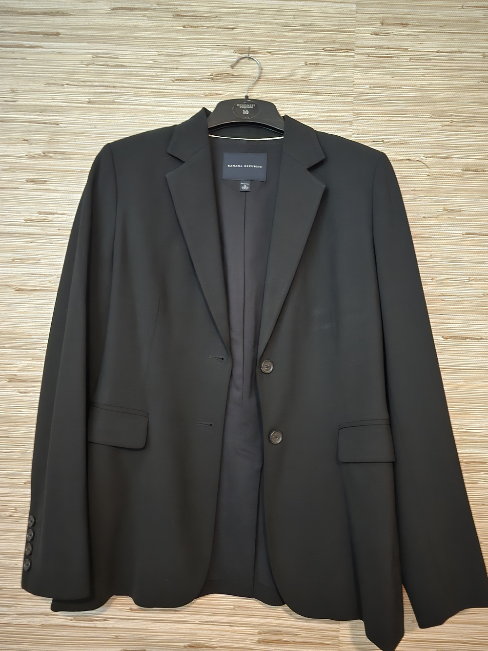 Banana Republic Women's Black Single-Breasted Blazer